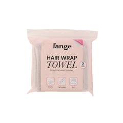 Hair Wrap Towel Medium Lightweight Microfiber 2-Pack